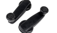Ручки стеклоподъемников пластиковые, 2 шт на ВАЗ 2108-2115, Лада Приора, Калина, Калина 2, Гранта, Гранта FL, Веста, Нива 4х4, Нива Легенд, Нива Тревел, Шевроле Нива