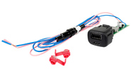 Зарядное устройство с разъемами USB и Type-C Штат на ВАЗ 2108-21099, 2110-2112 с европанелью, 2113-2115, Лада Калина, Нива Тревел, Шевроле Нива 