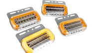 Комплект диодных боковых габаритных фонарей&nbsp;(12v) с подсветкой колеса&nbsp;в металлическом корпусе, 4 шт на грузовой транспорт
