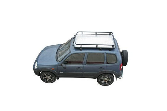Багажник на крышу Трофи с алюминиевым листом на Шевроле/Лада Нива 2123, Нива Тревел_1