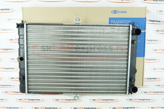 Оригинальный алюминиевый радиатор охлаждения двигателя на ВАЗ 2108-21099, 2113-2115 карбюратор_1