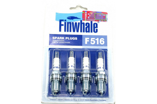 Комплект свечей зажигания FINWHALE для 16 кл ВАЗ 2110-2112, Лада Калина, Приора, Гранта_1