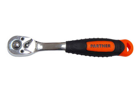 Трещотка Partner 1/4 72-зубовая, 100 мм «PARTNER» 9478_1