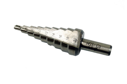 Сверло ступенчатое по металлу Р6М5К5, 4,0-20,0 мм «Дело Техники» 216204_1
