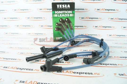 Комплект высоковольтных проводов, 70% силикон Tesla T135H на ВАЗ 2108-2111 карбюратор_1