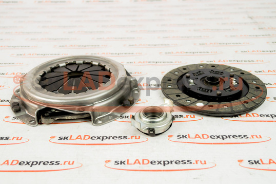 Комплект дисков сцепления БЗАК в сборе с подшипником на ВАЗ 2108-21099, 2113-2115_1