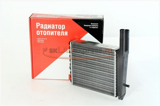 Радиатор отопителя нового образца под отопитель 2111 на ВАЗ_1