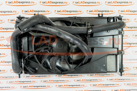 Радиатор основной 21900-1300010-04 в сборе Лада Гранта, Калина 2, Datsun без кондиционера_1