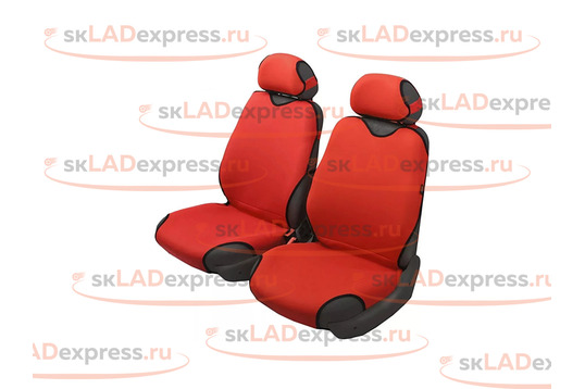 Майки на передние сиденья SPRINT красные_1