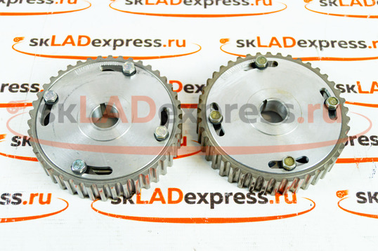 Шестерни разрезные ГРМ (алюминиевая ступица) с маркерным диском на 16кл Лада Приора, Калина, Гранта_1