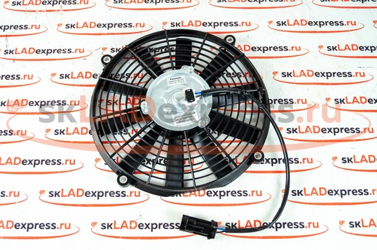 Вентилятор охлаждения радиатора двигателя на Лада Приора c кондиционером Hella