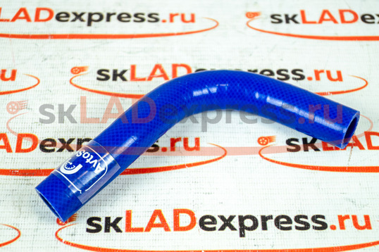 Шланг вентиляции картера (сапуненок) силиконовый синий на ВАЗ 2111_1