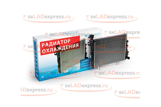 Радиатор охлаждения двигателя на инжекторные ВАЗ 2104, 2107 Avtostandart_1