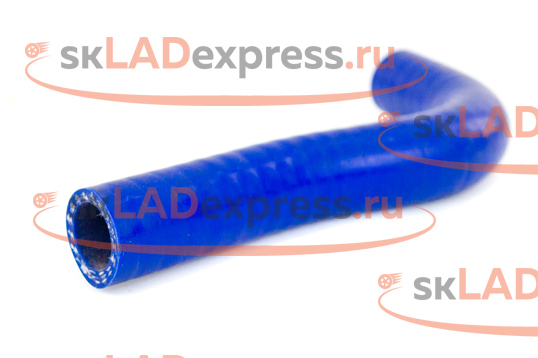 Шланг вентиляции картера (сапуненок) силиконовый синий на ВАЗ 2108-21099, 2113-2115_1