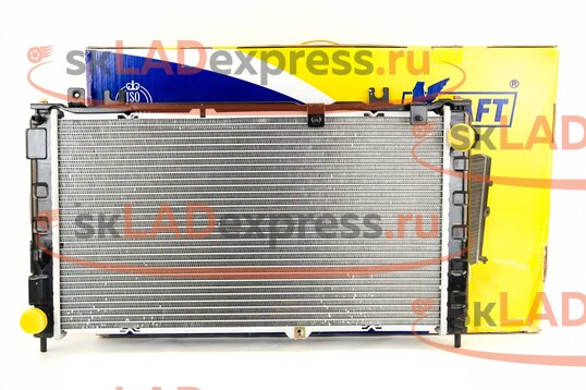 Радиатор охлаждения двигателя KRAFT на Лада Гранта, Калина 2_1