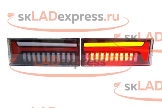 Задние фонари LED Топор прозрачные на ВАЗ 2108, 2109, 21099, 2113, 2114_1