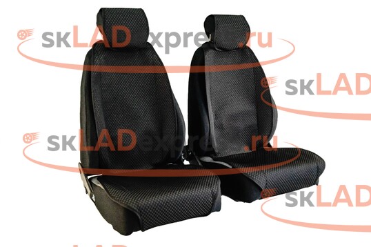 Защитные накидки передних сидений универсальные, ткань, центр Ультра_1