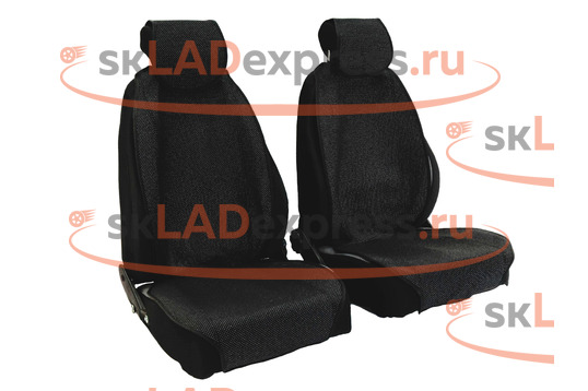 Защитные накидки передних сидений универсальные, ткань, центр Искринка_1