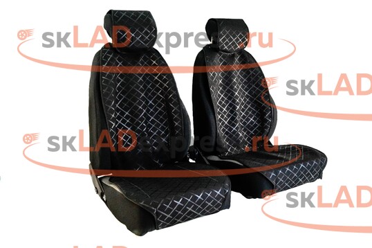 Защитные накидки передних сидений универсальные, ткань, центр Скиф_1