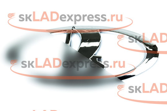 Шильдик Ладья нового образца оригинальный, хром на решетку радиатора Лада Приора 2_1