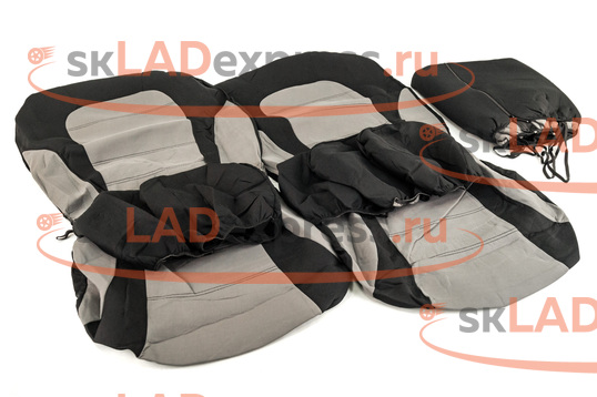 Чехлы сидений, цвет серый (комплект) Azard Leader универсальные_1