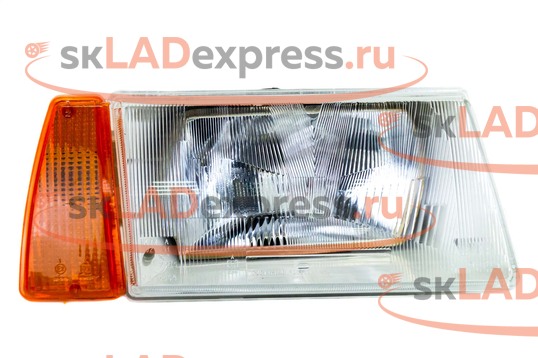 Правая блок-фара, оранжевый поворотник на ВАЗ 2108-21099_1
