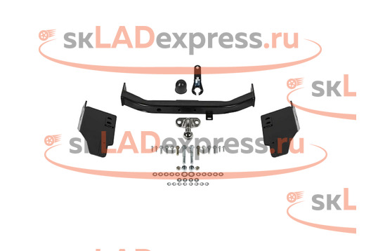 Фаркоп с шаром типа F, 1500кг Berg F.5714.004 на Toyota Land Cruiser Prado 150 Black Onyx c 2020 г.в._1