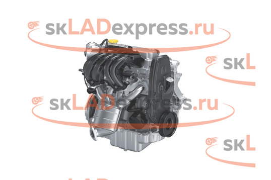 Двигатель без впускного и выпускного коллектора ВАЗ 11182 на Лада Гранта FL, Ларгус FL_1