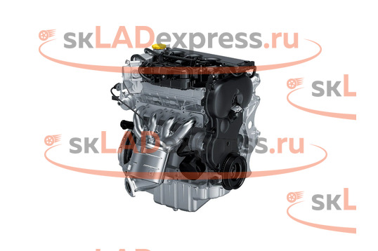 Двигатель в сборе с впускным и выпускным коллектором ВАЗ 21129 на Лада Ларгус, Веста, Икс Рей_1