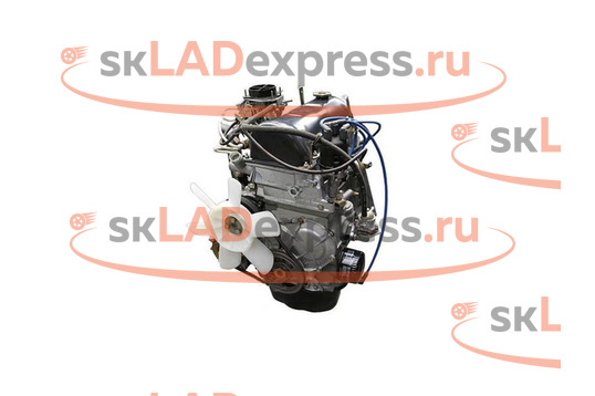 Двигатель без впускного и выпускного коллектора ВАЗ 21213 на Лада Нива 4х4 карбюратор_1