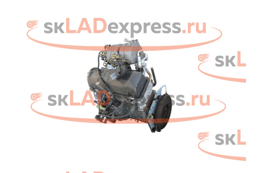 Двигатель в сборе с впускным и выпускным коллектором ВАЗ 21040 на ВАЗ 2104, 2105, 2107 инжектор_1