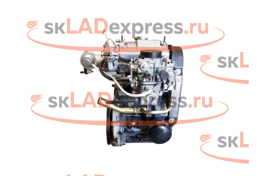 Двигатель без впускного и выпускного коллектора ВАЗ 11113 на Лада Ока карбюратор_1