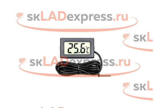 Термометр забортной температуры на батарейках с выносным датчиком_1