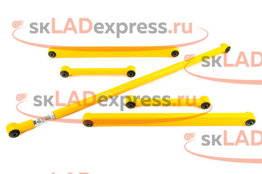 Комплект реактивных тяг (штанг из лифт-комплекта) Техносфера на Лада 4х4, Урбан и Шевроле Нива_1