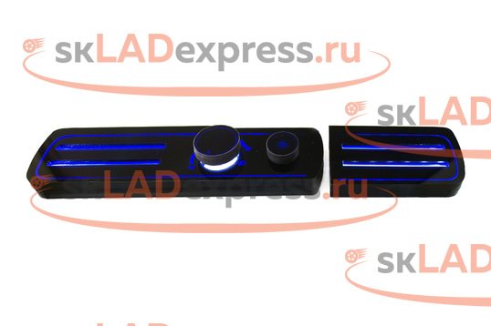 Тюнинговый блок корректора фар нового образца, синяя диодная подсветка на ВАЗ 2113-2115_1