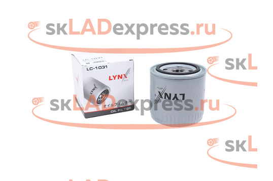 Фильтр масляный LYNX LC-1031 на ВАЗ 2101-2107, Лада Нива 4х4 без кондиционера и АБС_1