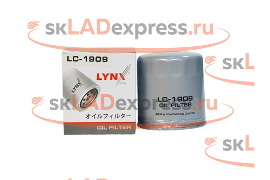 Фильтр масляный LYNX LC-1909 на Лада Веста, Икс Рей, Hyundai Solaris_1