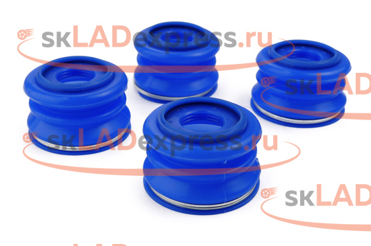 Комплект защитных чехлов шаровых опор, синий силикон CS20 Profi на Шевроле Нива_1
