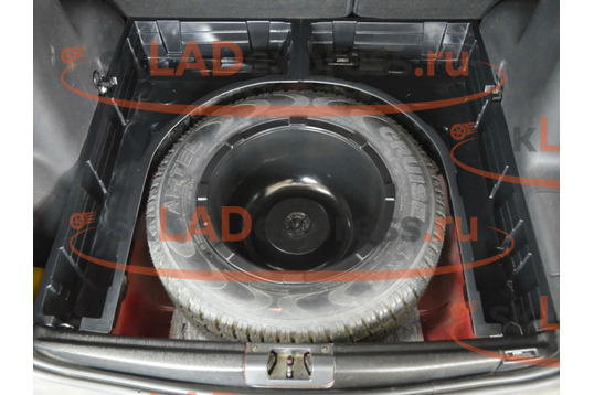 Органайзер багажника гладкий, ABS-пластик КАРТ на Renault Duster до 2015 г.в._1