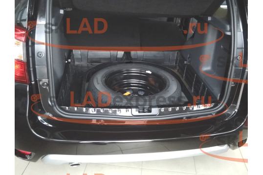 Органайзер багажника гладкий, ABS-пластик КАРТ на Nissan Terrano до 2016 г.в._1
