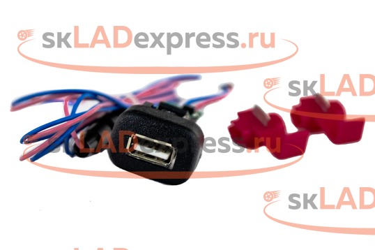 USB зарядное устройство вместо заглушки кнопки Штат 2.0 на ВАЗ 2110-2112, 2113-2115, Лада Калина, Шевроле Нива_1