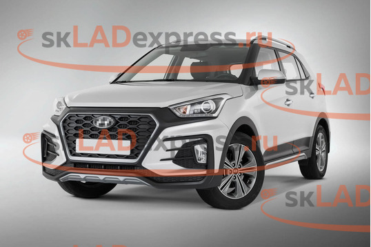 Передний бампер ЮролТюнинг на Hyundai Creta_1