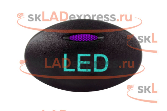 Кнопка LED пересвеченная с индикацией на Лада Калина_1