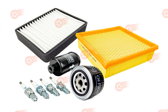 Комплект фильтров и свечей зажигания для ТО на 1,5 л 8 кл инжекторные ВАЗ 2108-21099, 2113-2115 с адаптером, ВАЗ 2110-2112 без кондиционера_1