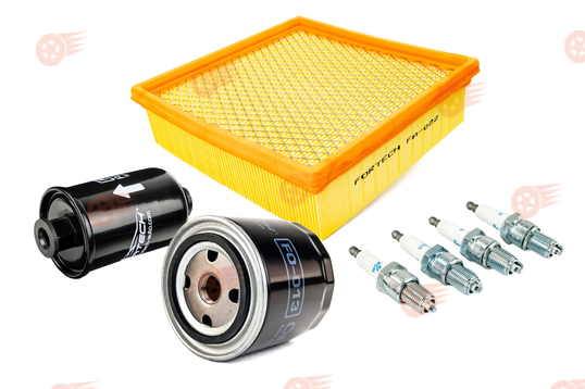 Комплект фильтров и свечей зажигания для ТО на ВАЗ 2104, 2105, 2107 инжектор_1