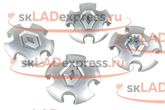 Комплект колпачков ступиц под литые диски на Renault Duster_1