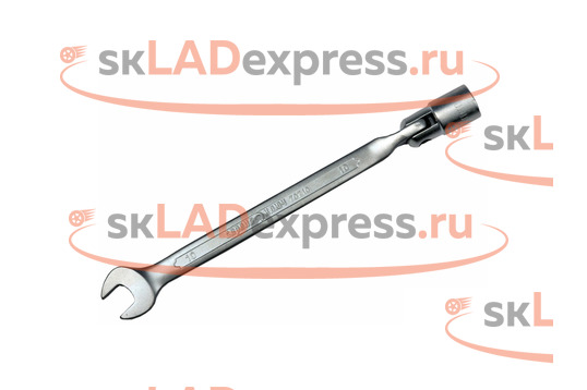 Ключ рожковый с карданной головкой (пьяный) удлиненный 10 мм Сервис Ключ 70710_1