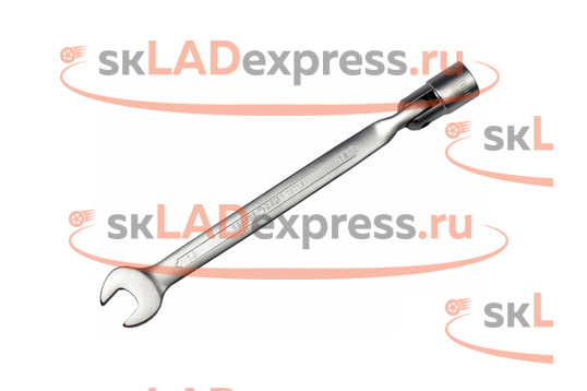 Ключ рожковый с карданной головкой (пьяный) удлиненный 14 мм Сервис Ключ 70714_1