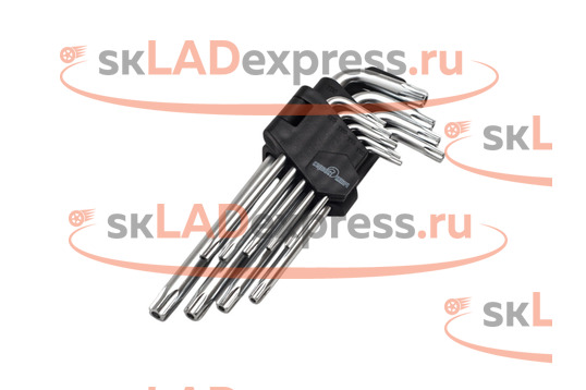 Набор Г-образных звездочек TORX с отверстием на конце, 9 предметов Сервис Ключ 70675_1