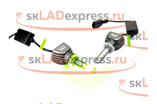 Лампы светодиодные двухцветные S1 40W Лайм/6000K, цоколь H27 Sal-Man универсальные_1